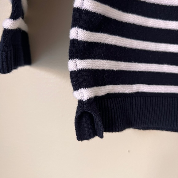 Zara dark blue and white striped knit sweater for boy. Size 6 - Picture 4 of 5